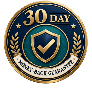 30 day money-back guarantee